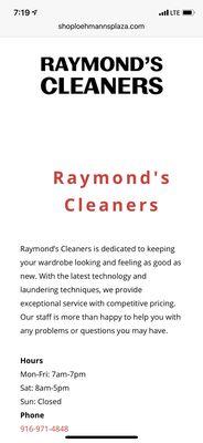 Raymond's Cleaners