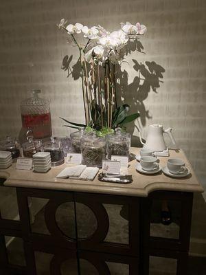 Tea area