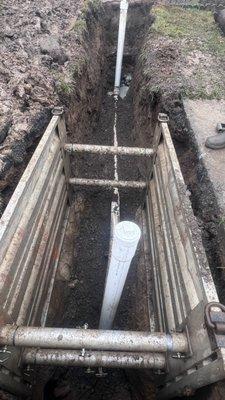 Sewer Lateral Install