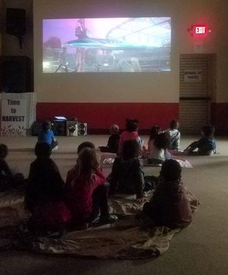 Kids love movie day