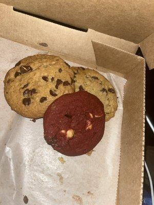 Red Velvet and chocolate chip