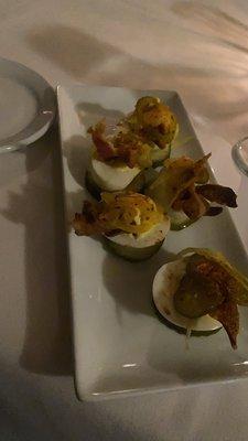 Deviled Eggs (Starter) soo good