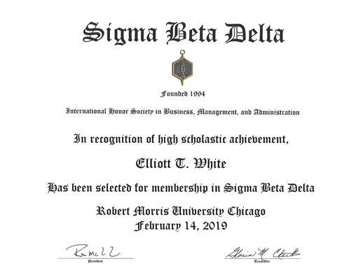 Sigma Beta Delta - International Honor Society for Business