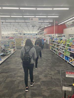 CVS pharmacy line