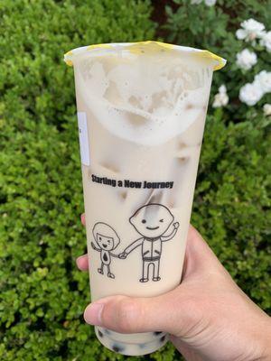 A6. Cold Jasmine Green Milk Tea