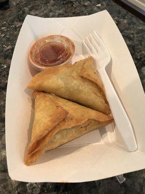 Beef samosas