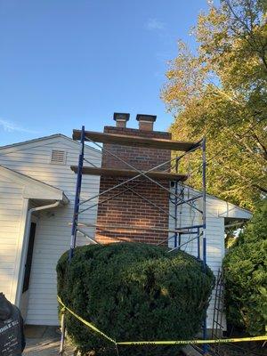 Chimney rebuild Watertown ma