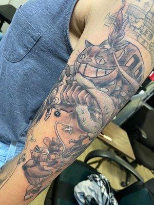 Ghibli anime sleeve by Sarah