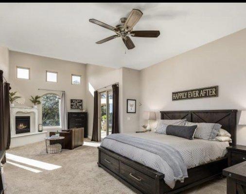 Master Bedroom Ceiling Fan Replacement