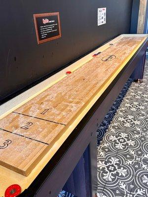 Shuffleboard available