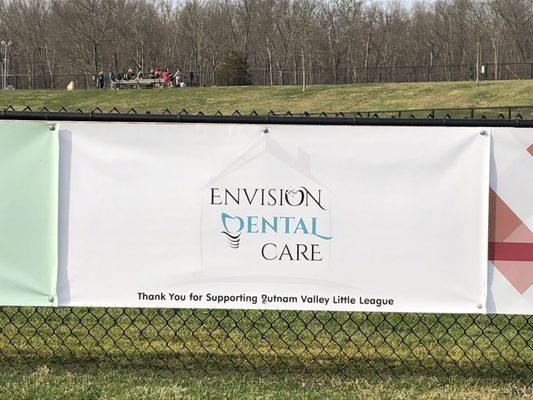 See our banner in the Putnam Valley Little League!