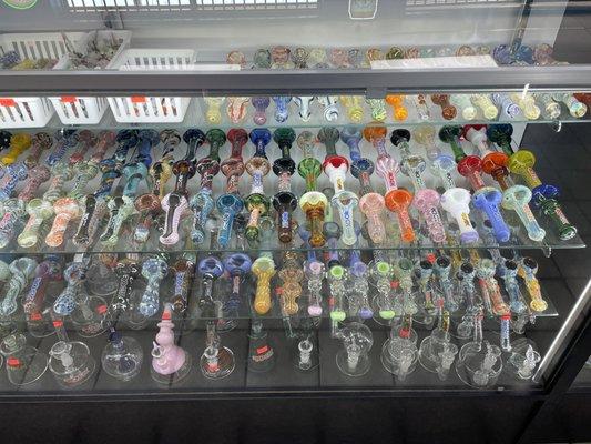 Glass Hand Pipes.