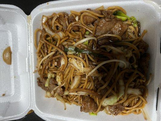 Beef chow mein