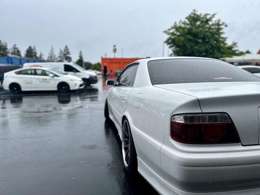 Tint all around on this newly imported Toyota chaser