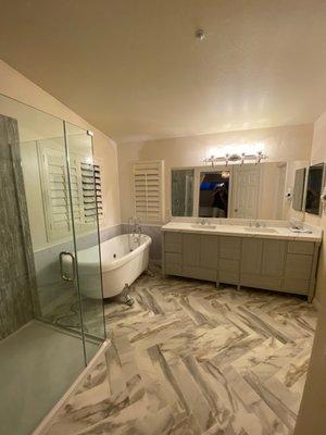 Bathroom remodel