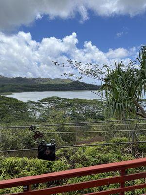 View from one of the landing zones