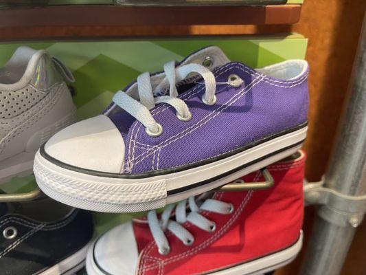 Purple chucks!