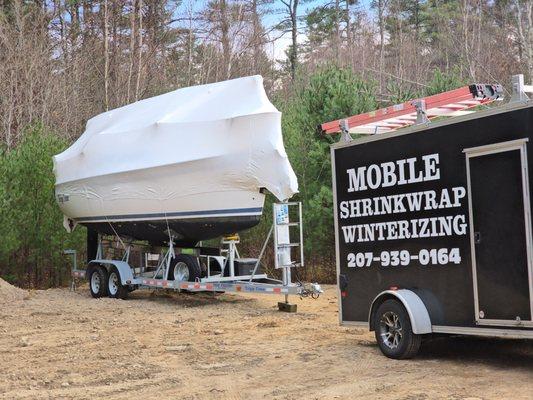 Shrinkwrap service and winterizing