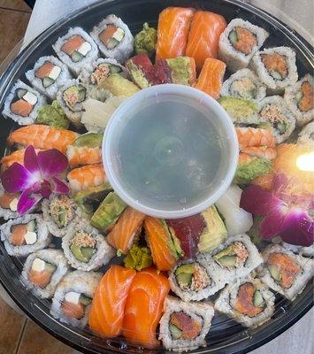 Alot of sushi  for a great price!