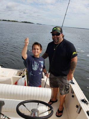 Get Lost Charters on the Indian River Lagoon early on a Saturday morning.