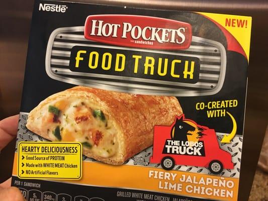 @bird r.      Hot Pockets that has chicken.