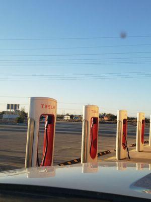 Tesla charging stations