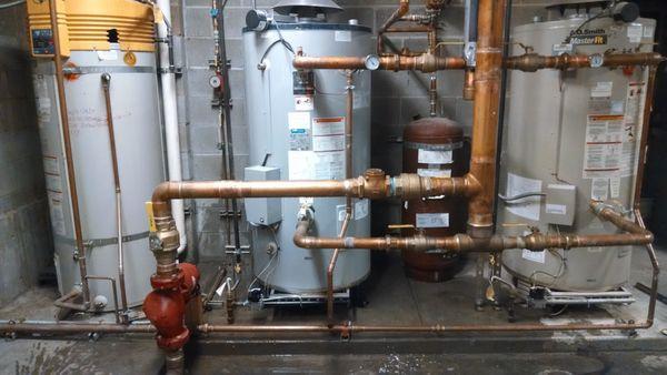 Commercial water heater system