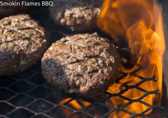 Hickory Smoke Burgers.