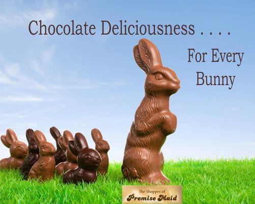 Whether your shopping for family, friends or beyond shopping - We've got something sweet for every bunny!  WWW.PREMISEMAID.COM