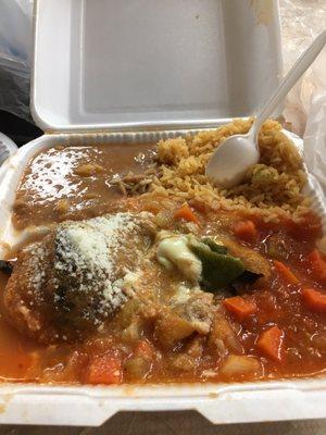 Chile relleno combo