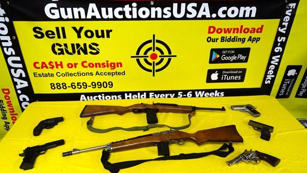 Glocks to Garands, We Accept All Types of Firearms & Ammo for Auction.