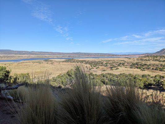 View from our private patio.