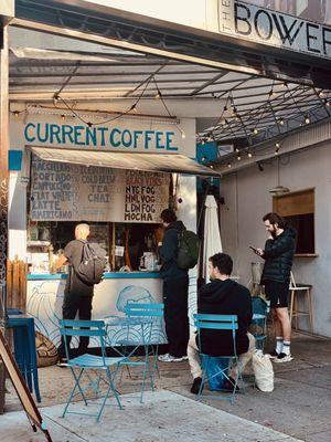 Coffee shop on Bowery