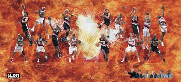 Trail Blazers Poster Design.