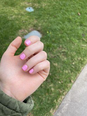 Pink gel