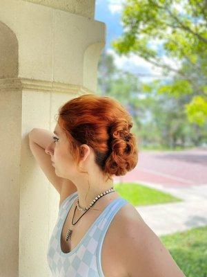 Elegant updo