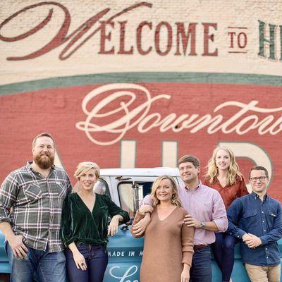 The six best friends and co-owners of Laurel Mercantile Co.