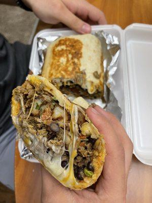 California Burrito with carne asada