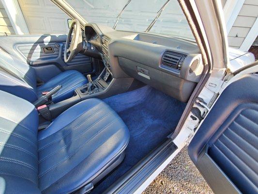 Completed a interior detail on this awesome classic BMW E30 in Issaquah Highlands.