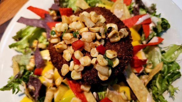 Crab cake salad