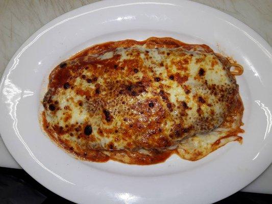 Chiken breast parmigiana