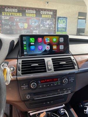 My radio on my bmw X5