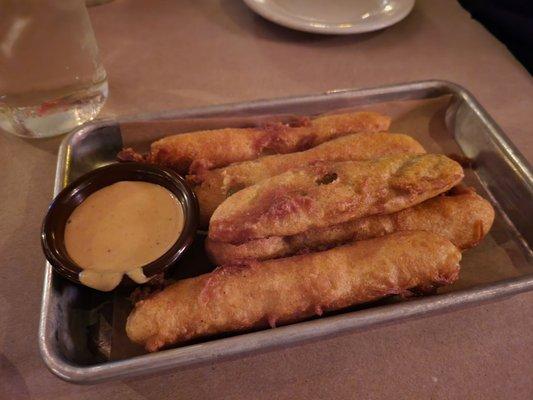 Fried pickles