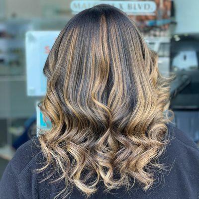 Highlights + balayage