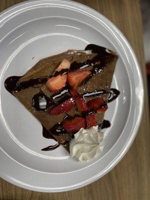 Chocolate crepe