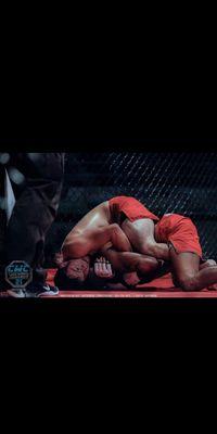 Head Instructor Chance Braud in MMA fight using his Jiu Jitsu