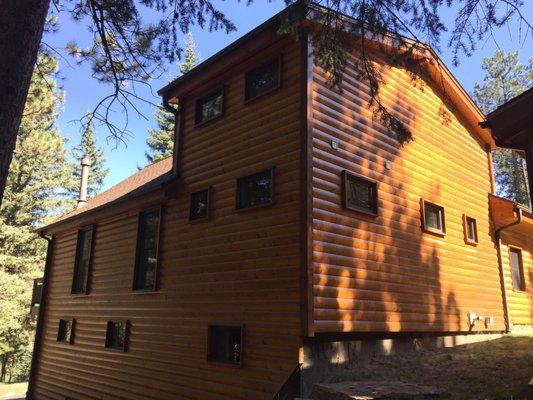 It was a pleasure to work on this home in Evergreen; the smell of pine, sound of wind through the trees and calls of wildlife made for an id