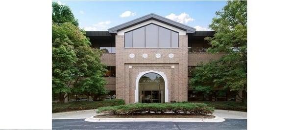 The east door of our building has the handicapped entrance for strollers and wheelchairs...