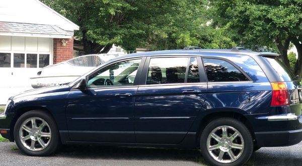 My car was pretty clean to begin with but the car wash did a decent job of getting off the surface dirt from the body.