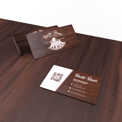 Rustic Roots Eats Business Cards